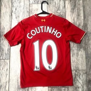 Liverpool , Coutinho #10 , Soccer Jersey